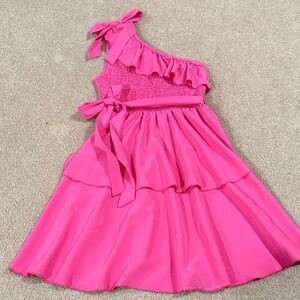 Bella D. Vibrant Pink Dress
